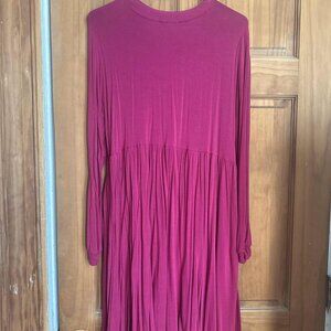 Agnes & Dora Pink Long Sleeve Dress - Size Small